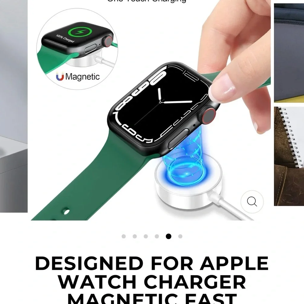 Apple Magnetic Fast Charger for Watch - Silver